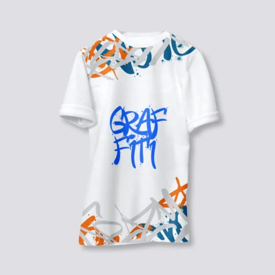 T-Shirt with Graffiti